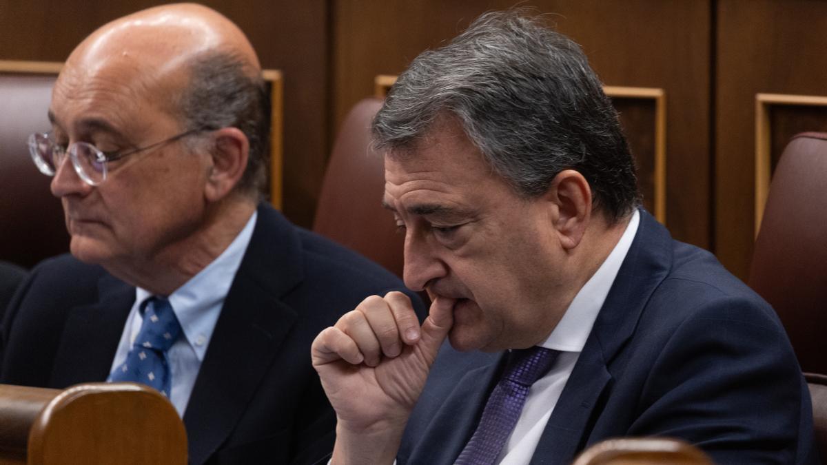 Aitor Esteban, en el Congreso.