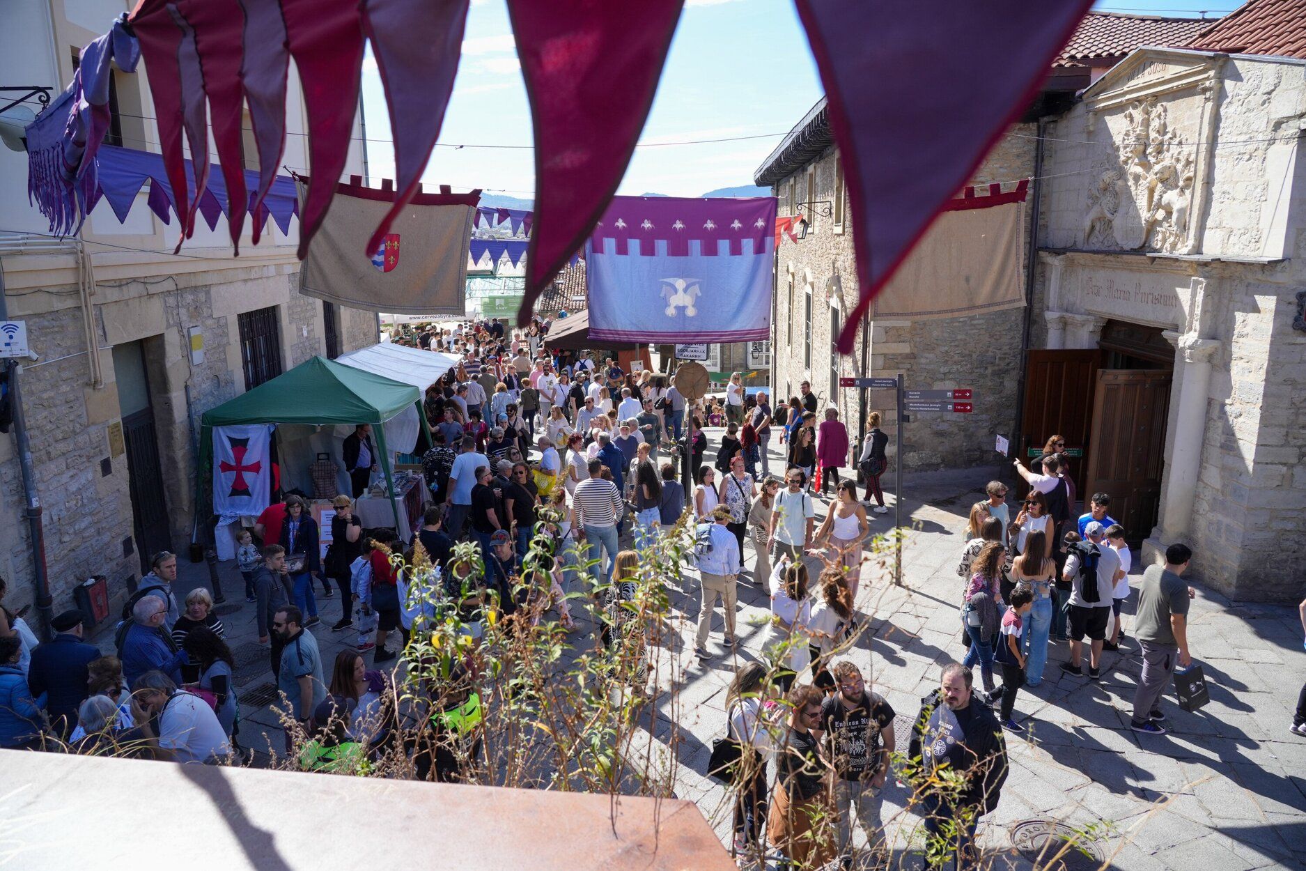 En imágenes: Segunda jornada del XXII Mercado Medieval de Vitoria