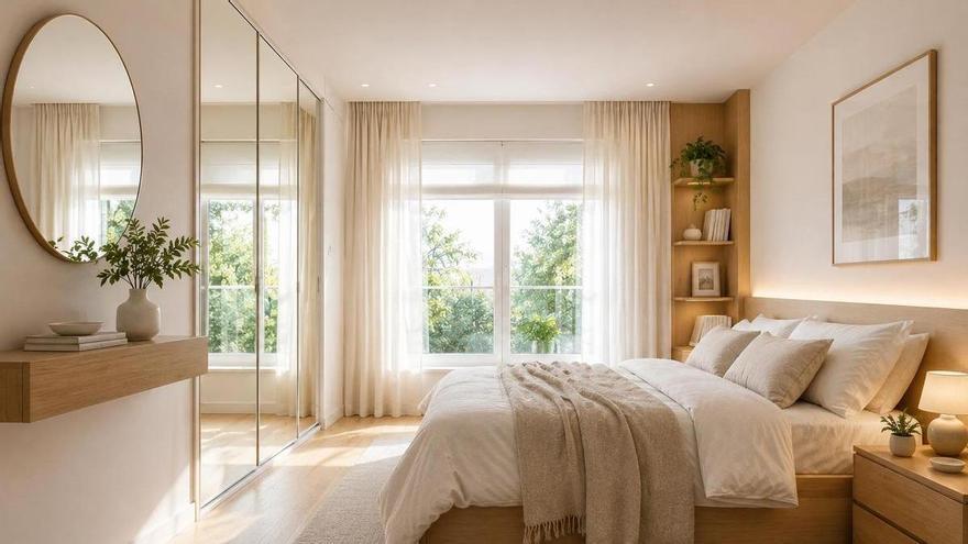 Trucos que funcionan para que una habitación pequeña parezca más grande