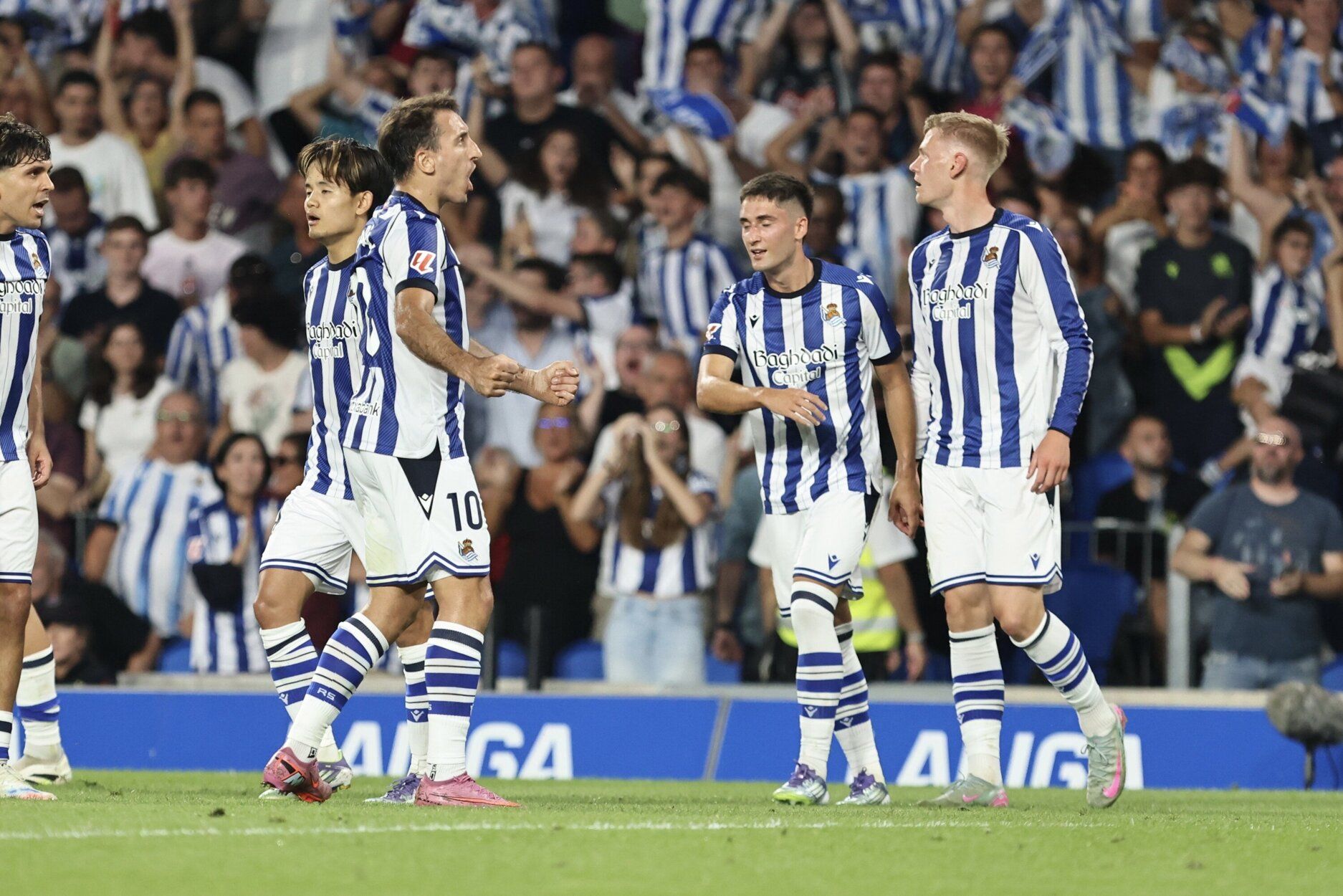 [Fotos] Partido loco en Anoeta de la Real Sociedad y el Espanyol