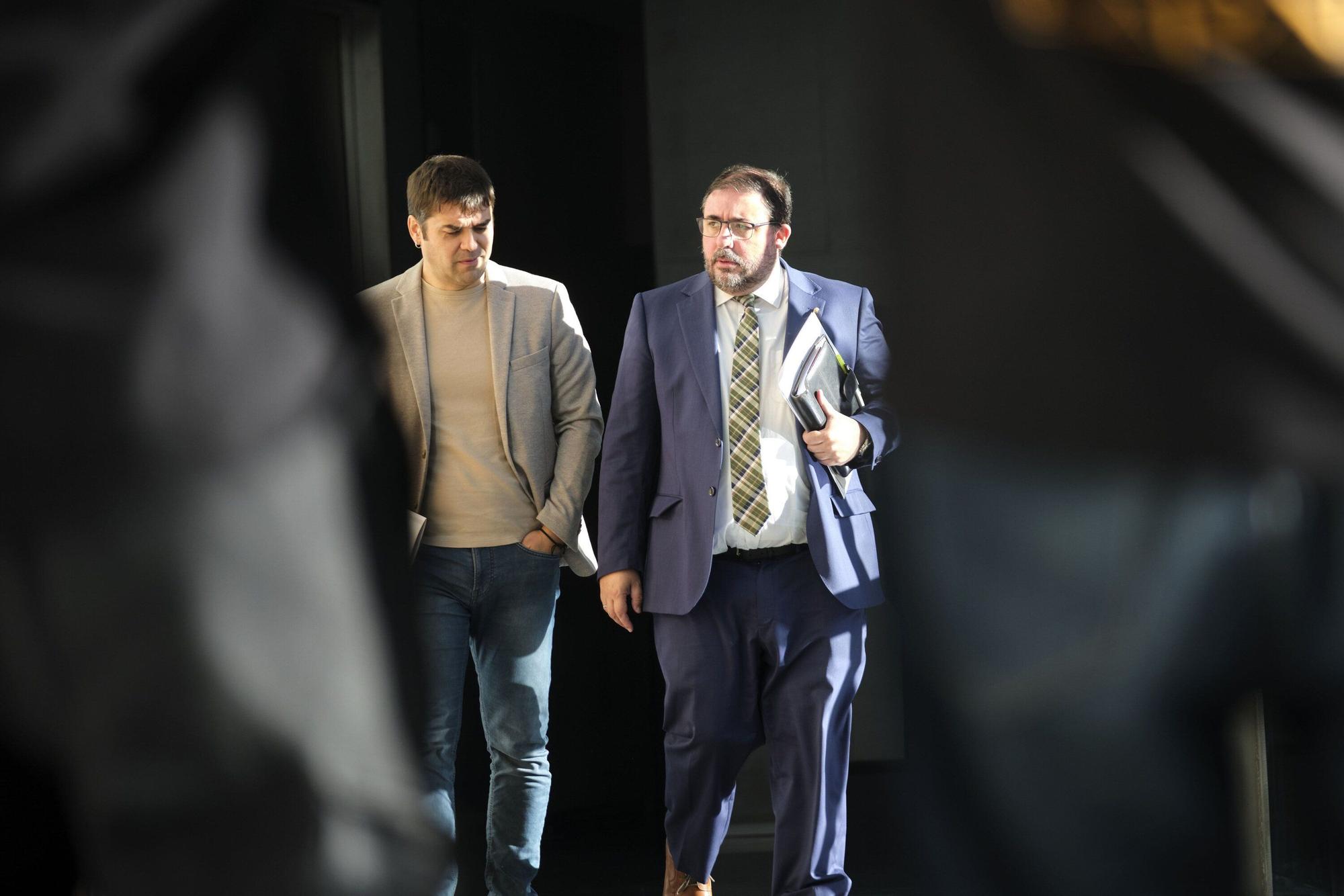 Mesa de Junta y Portavoces del Parlamento de Navarra, este lunes 6 de octubre