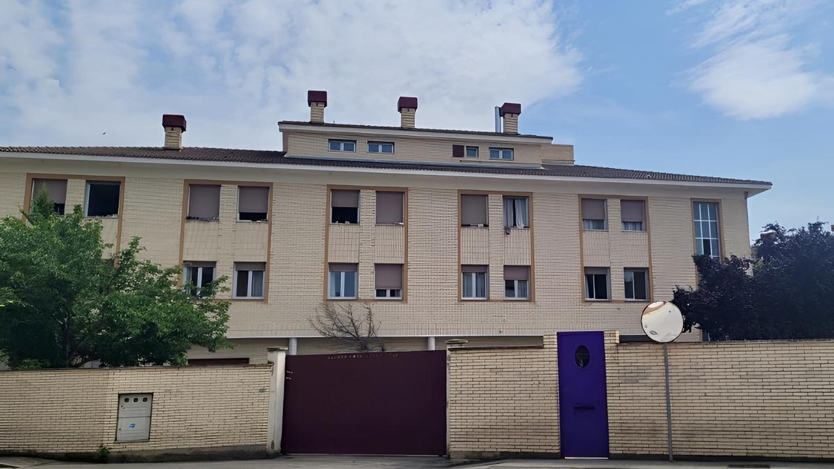 Exterior del Centro de Observación y Acogida de menores migrantes no acompañados ubicado en Marcilla.
