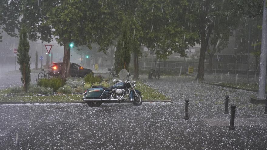 Tarde de intensas lluvias, especialmente en Álava y Gipuzkoa
