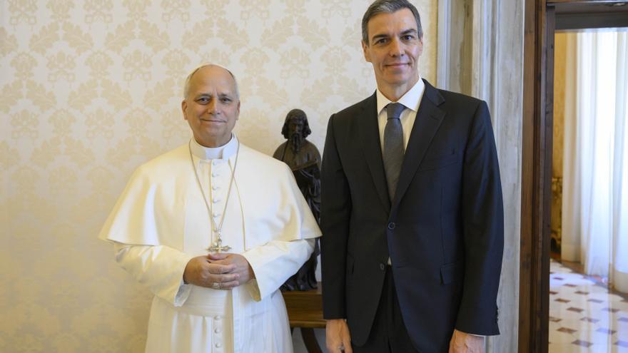 Sánchez dice que la sintonía con el Papa en temas como paz o migraciones avala el "sentido común" de sus políticas