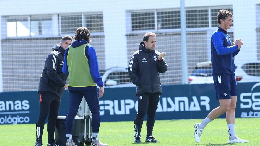 Fotos del entrenamiento de Osasuna en Tajonar este martes 26 de marzo