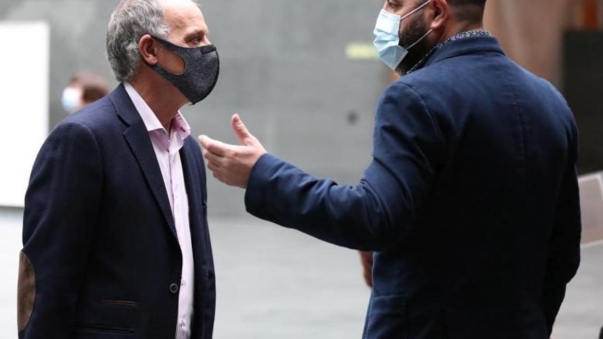 Pleno monográfico del Parlamento de Navarra sobre la participación de la Comunidad foral en los fondos europeos para afrontar la crisis del Covid-19.