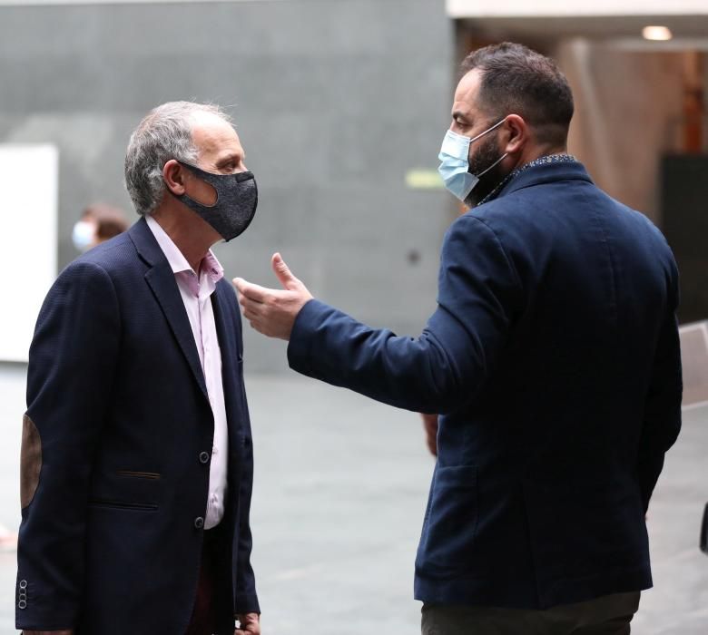Pleno del Parlamento de Navarra sobre el Covid-19