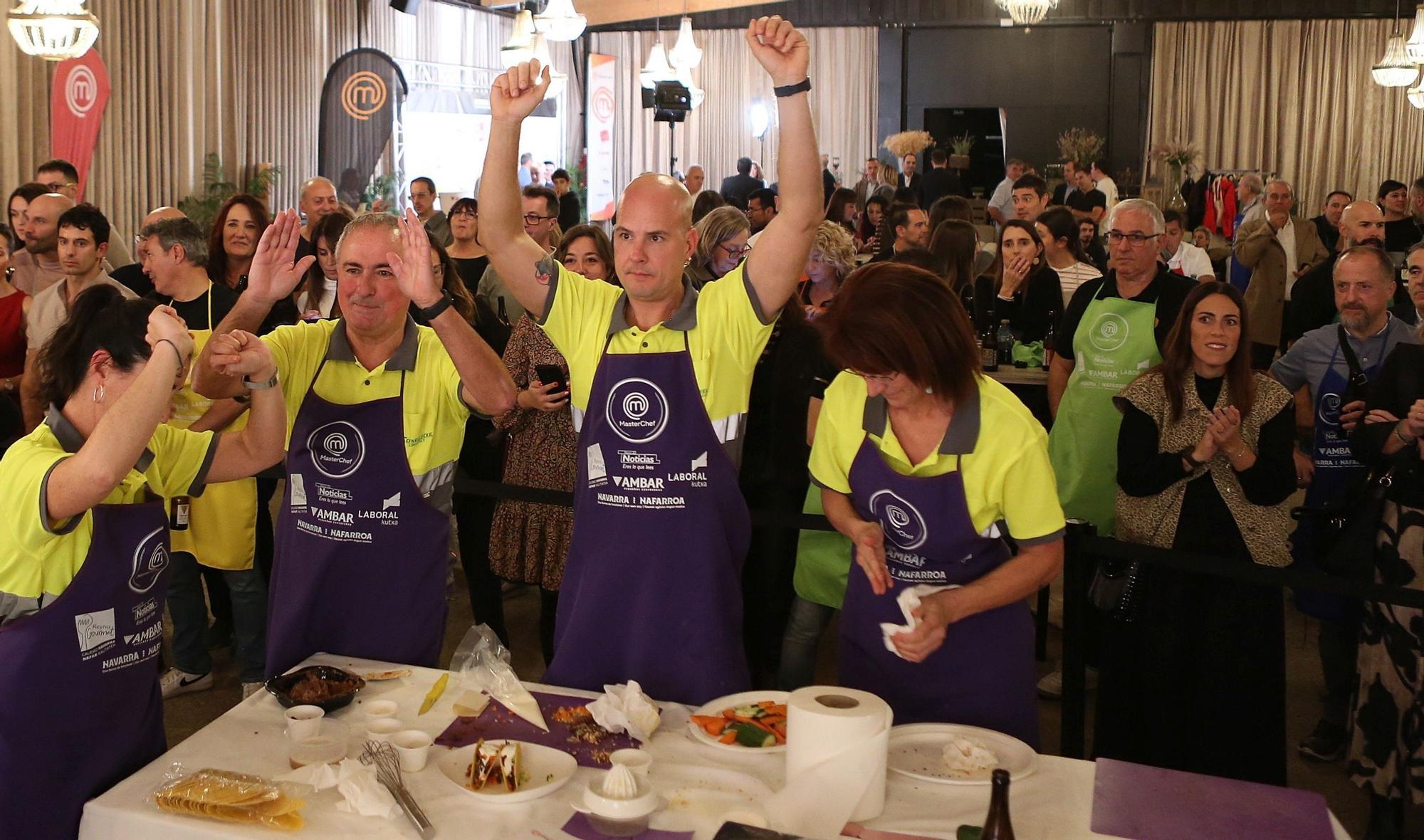 Grupo Enhol gana la cuchara de la primera edición de Eventos MasterChef Navarra