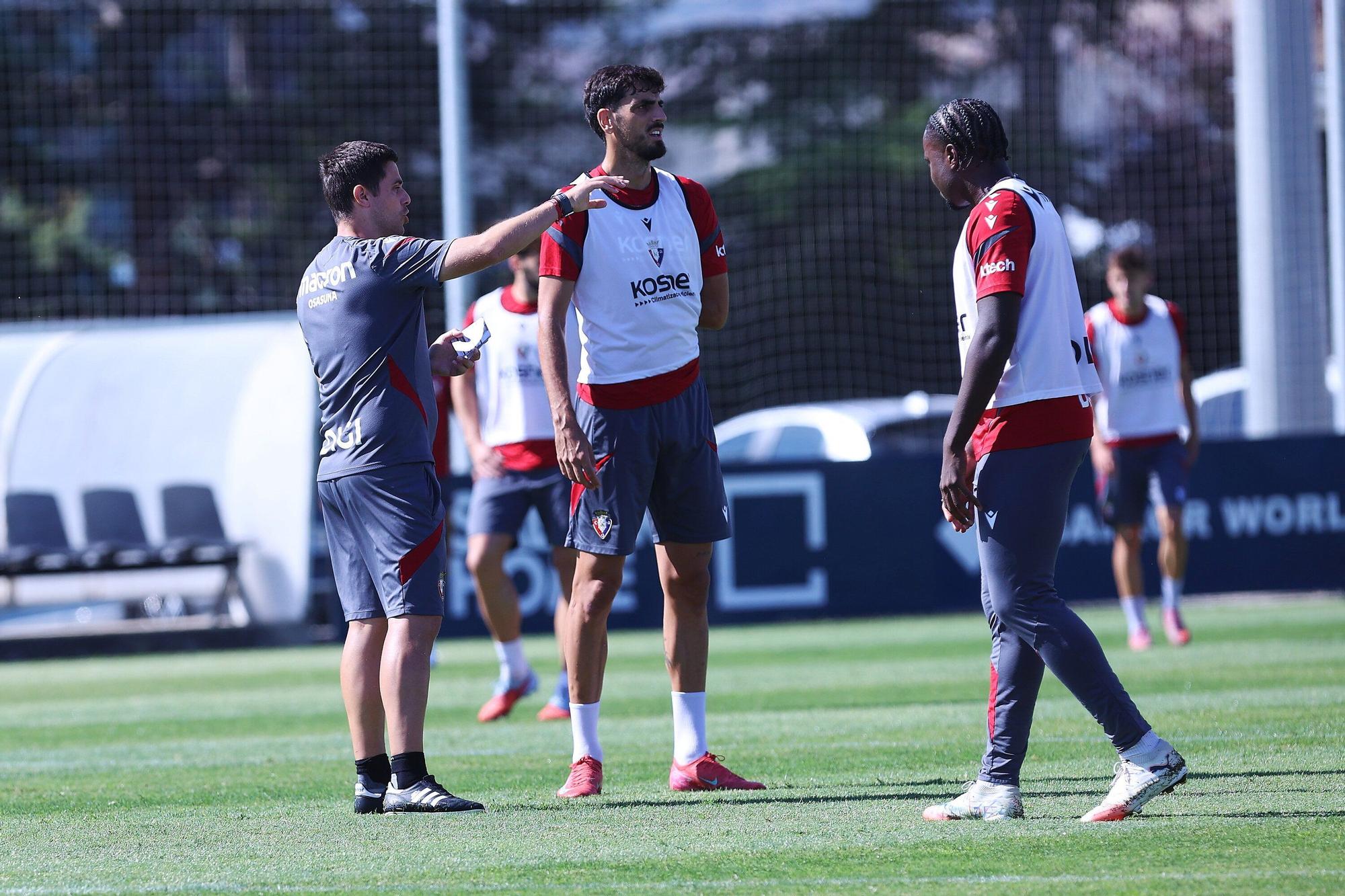 Fotos del último entrenamiento en Tajonar antes del Espanyol-Osasuna