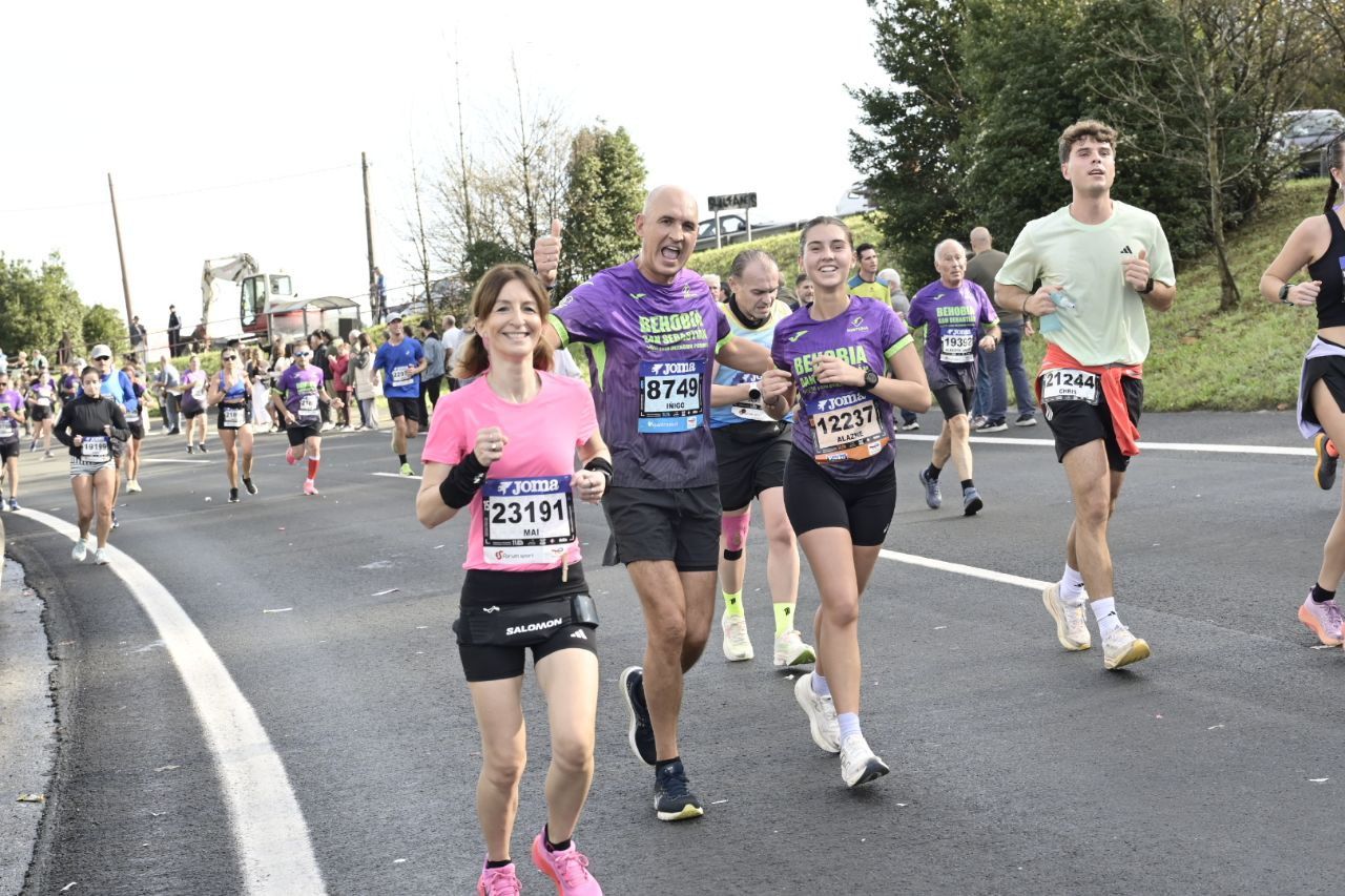 La Behobia, a su paso por Gaintxurizketa