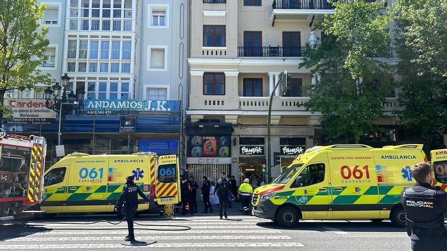 Un conductor drogado atropella a tres mujeres frente al ayuntamiento de Santander
