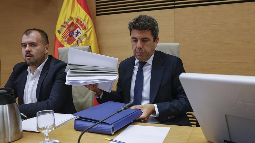 Directo | Carlos Mazón comparece en la comisión de investigación del Congreso sobre la DANA