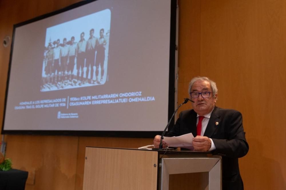 Homenaje a los represaliados de Osasuna