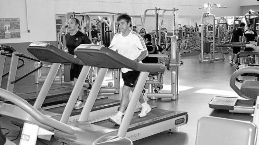 Imagen del gimnasio y sala de musculación de la Ciudad Deportiva de Tafalla.