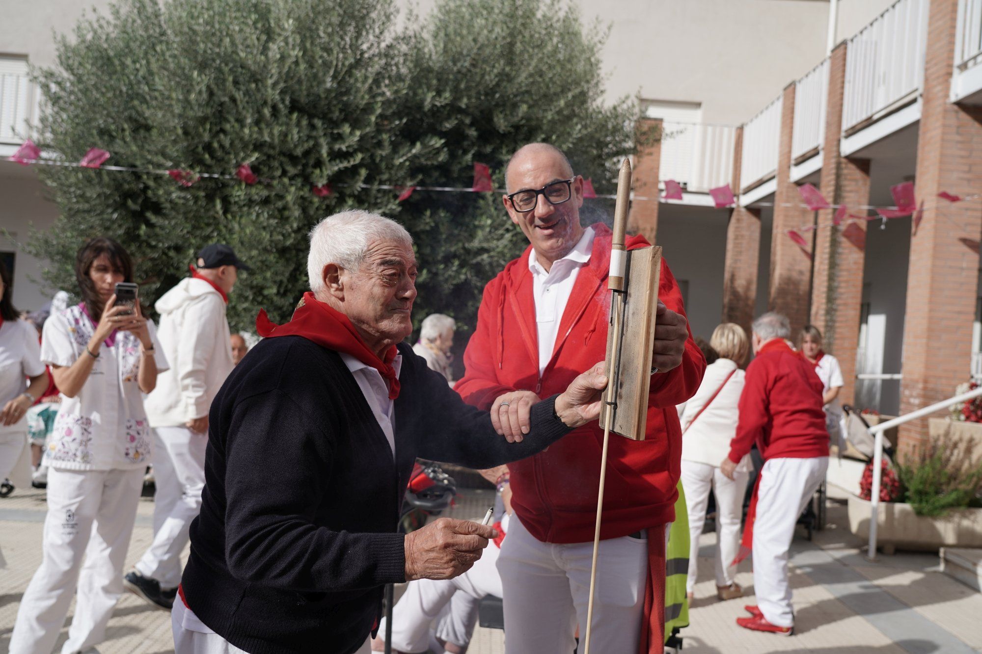 Fotos del cohete de Corella