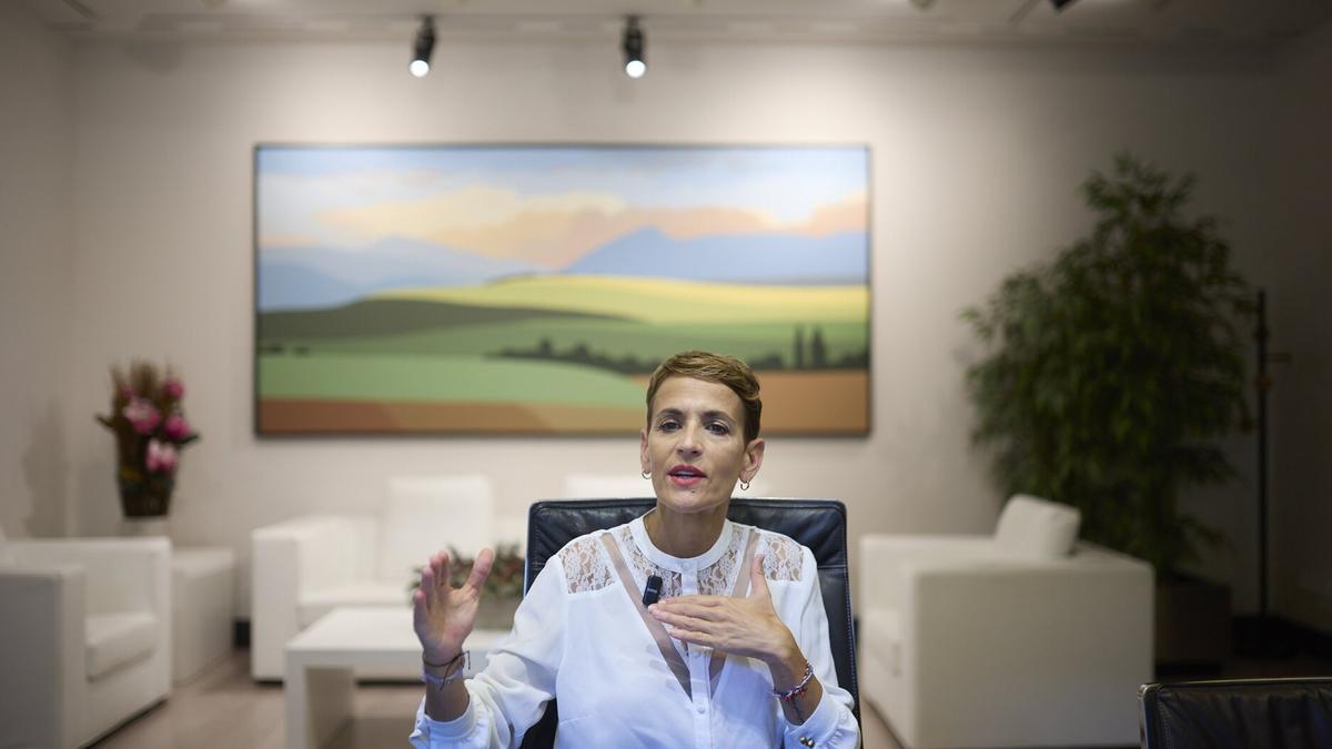 Entrevista a María Chivite.