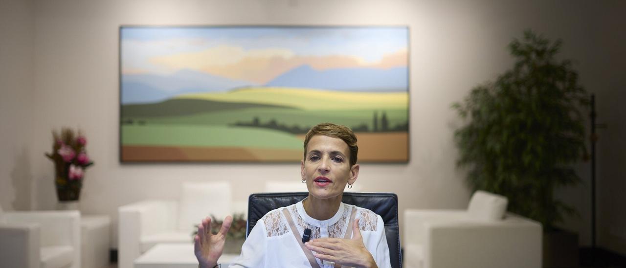VÍDEO | Chivite explica cómo va a gestionar lo que queda de legislatura en Navarra