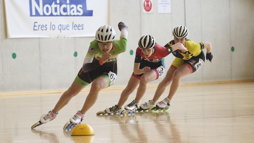 Jornada de la Liga Nacional de Patinaje de Velocidad celebrada en la AD San Juan