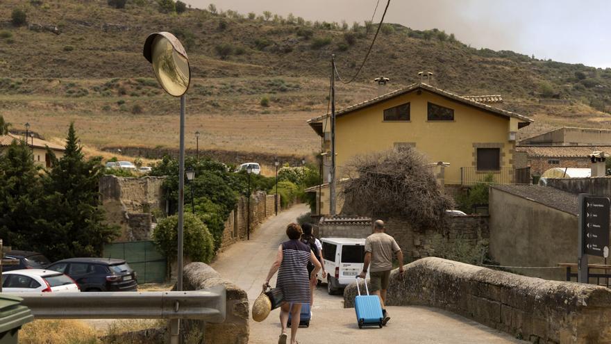 Los incendios de Zaragoza y Guadalajara continúan descontrolados
