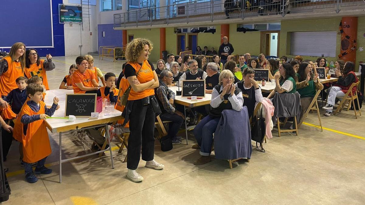 Presentación de las cuadrillas con sus nombres.