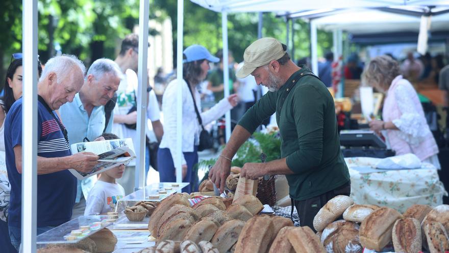 El mercadillo Basotxoa regresa al Bosquecillo con el ajo ecológico y los productos de temporada como protagonistas
