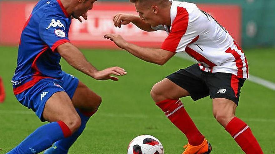 Amorebieta y Bilbao Athletic miden su ansiedad