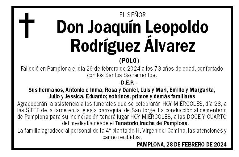 Joaquín Leopoldo Rodríguez Álvarez