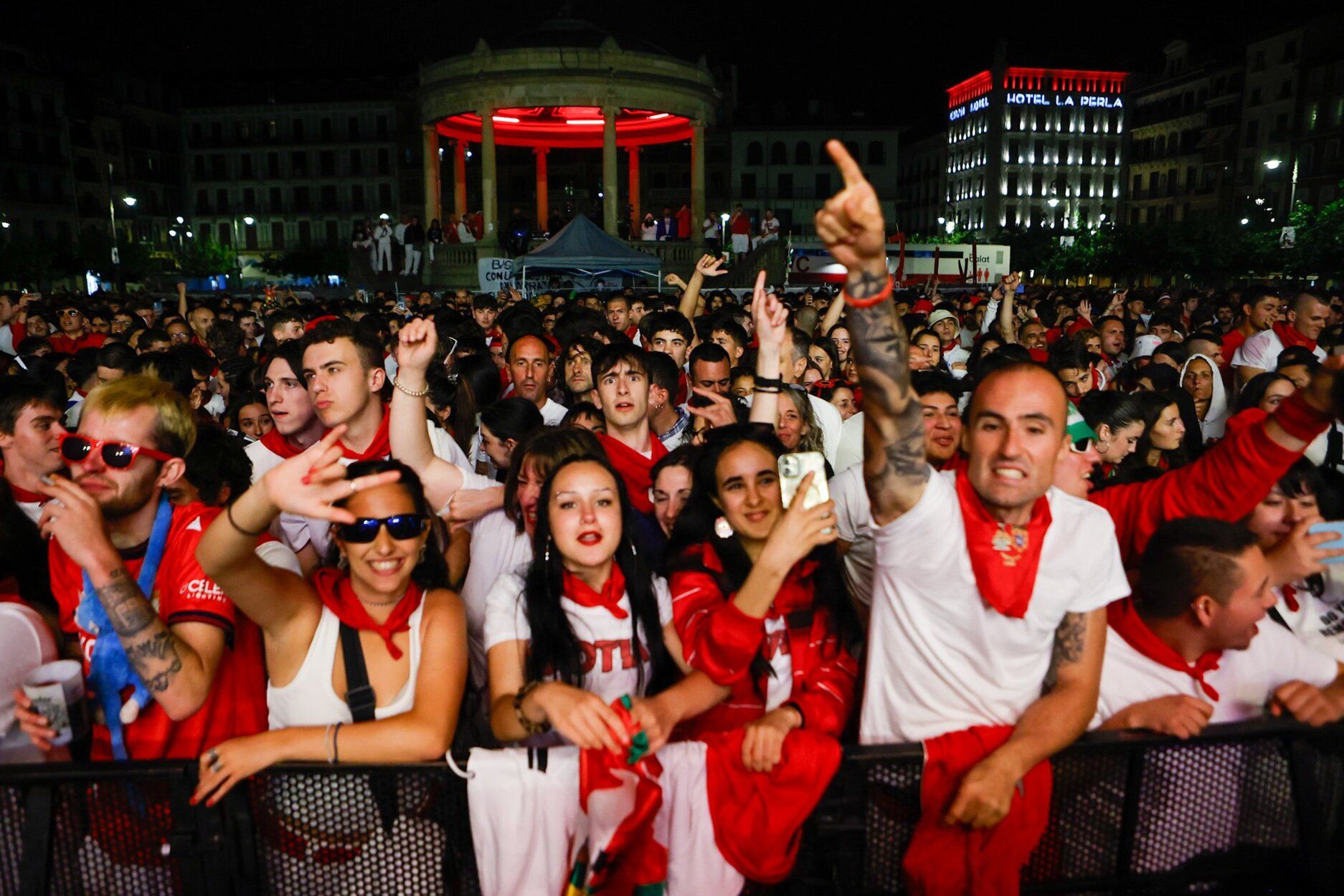 Fotos del concierto de Kaotiko en la Plaza del Castillo este 7 de julio