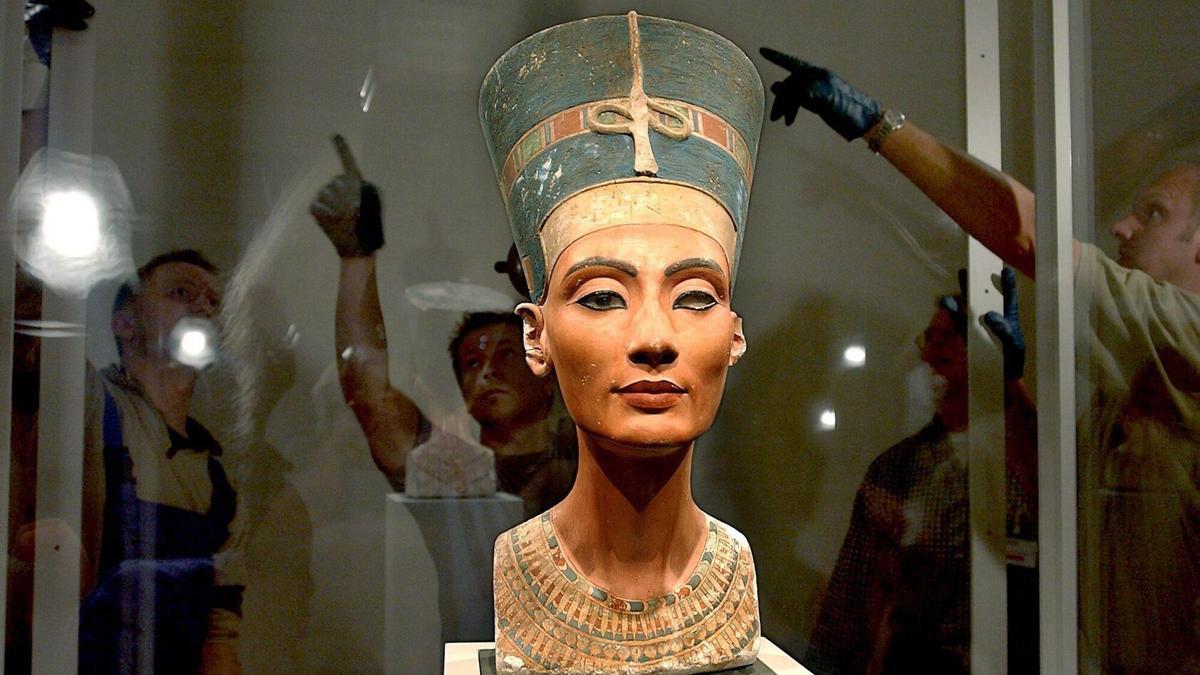 Busto de Nefirtiti, en Alemania