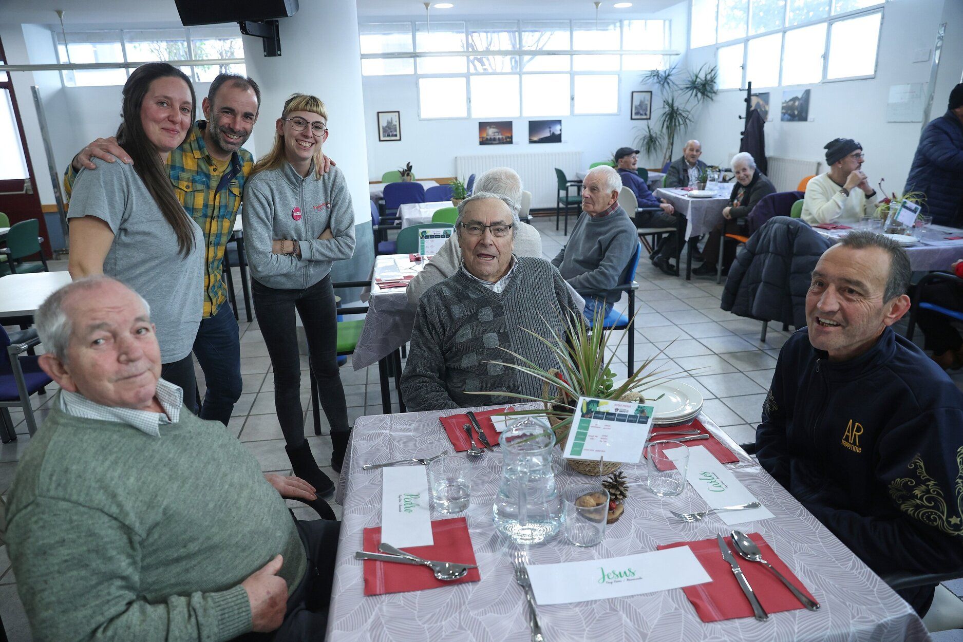 Acto de inauguración del comedor comunitario de Berriozar