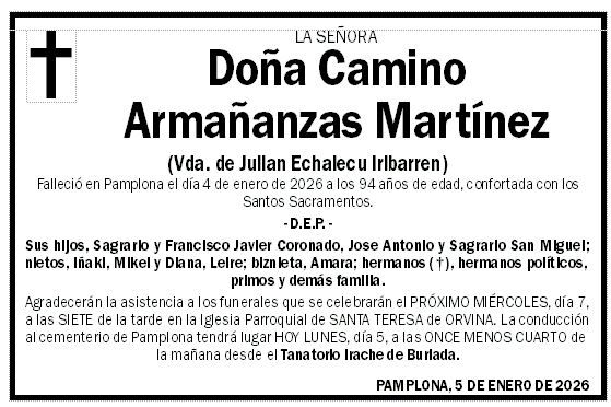 Camino Armañanzas Martínez