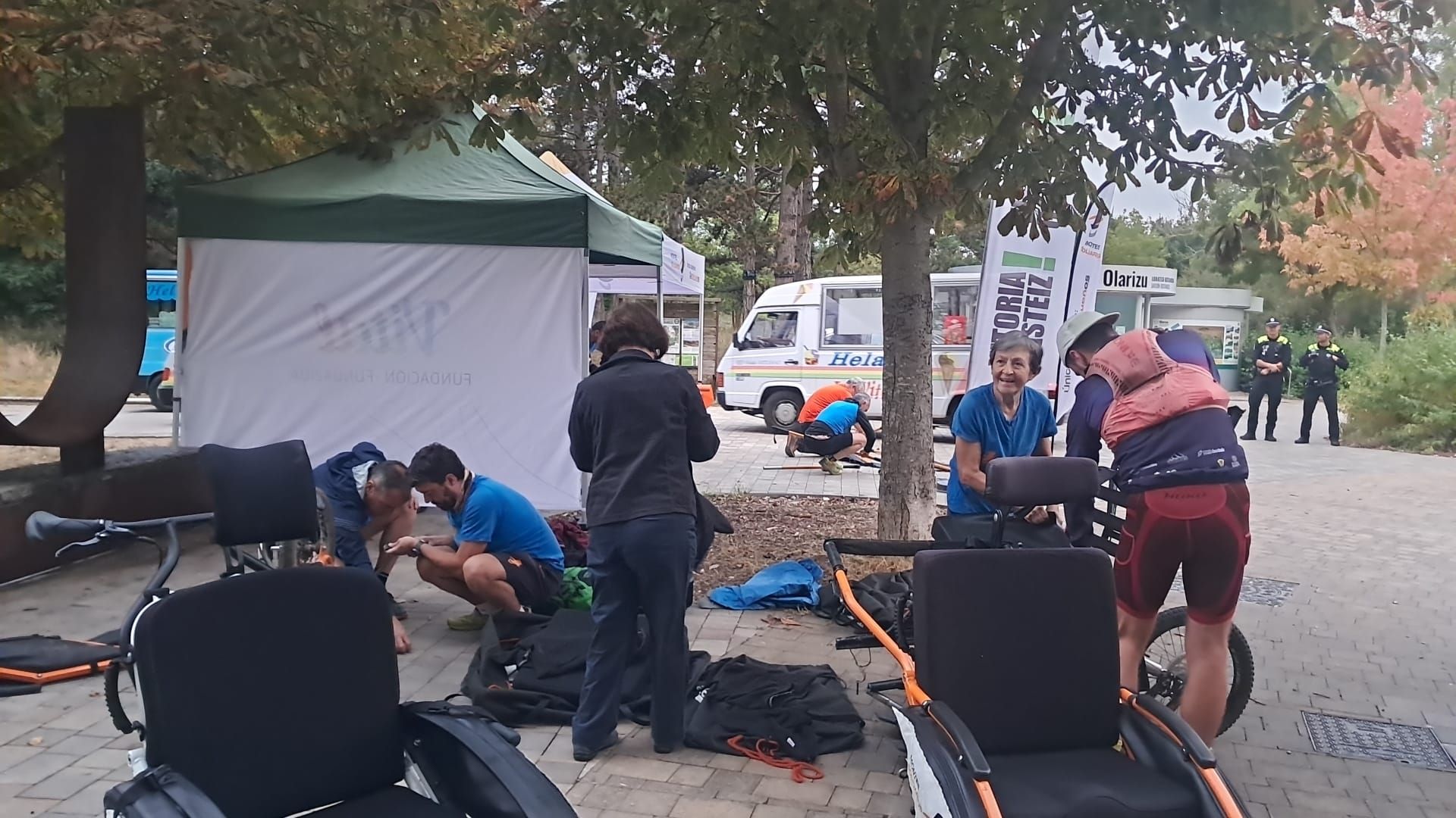 En imágenes: Reto en Olarizu con Montes Solidarios