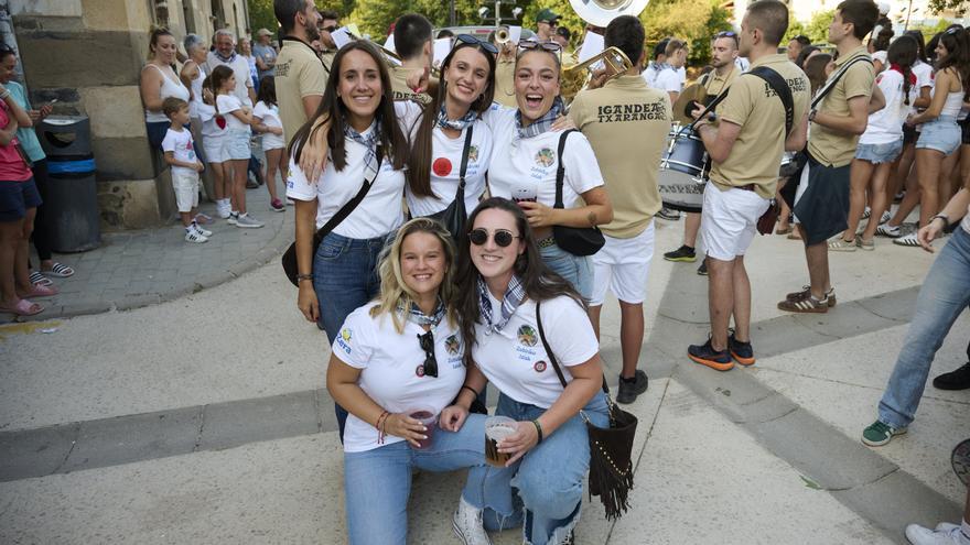 Un chupinazo para homenajear a la gente joven y el talento de Zubiri