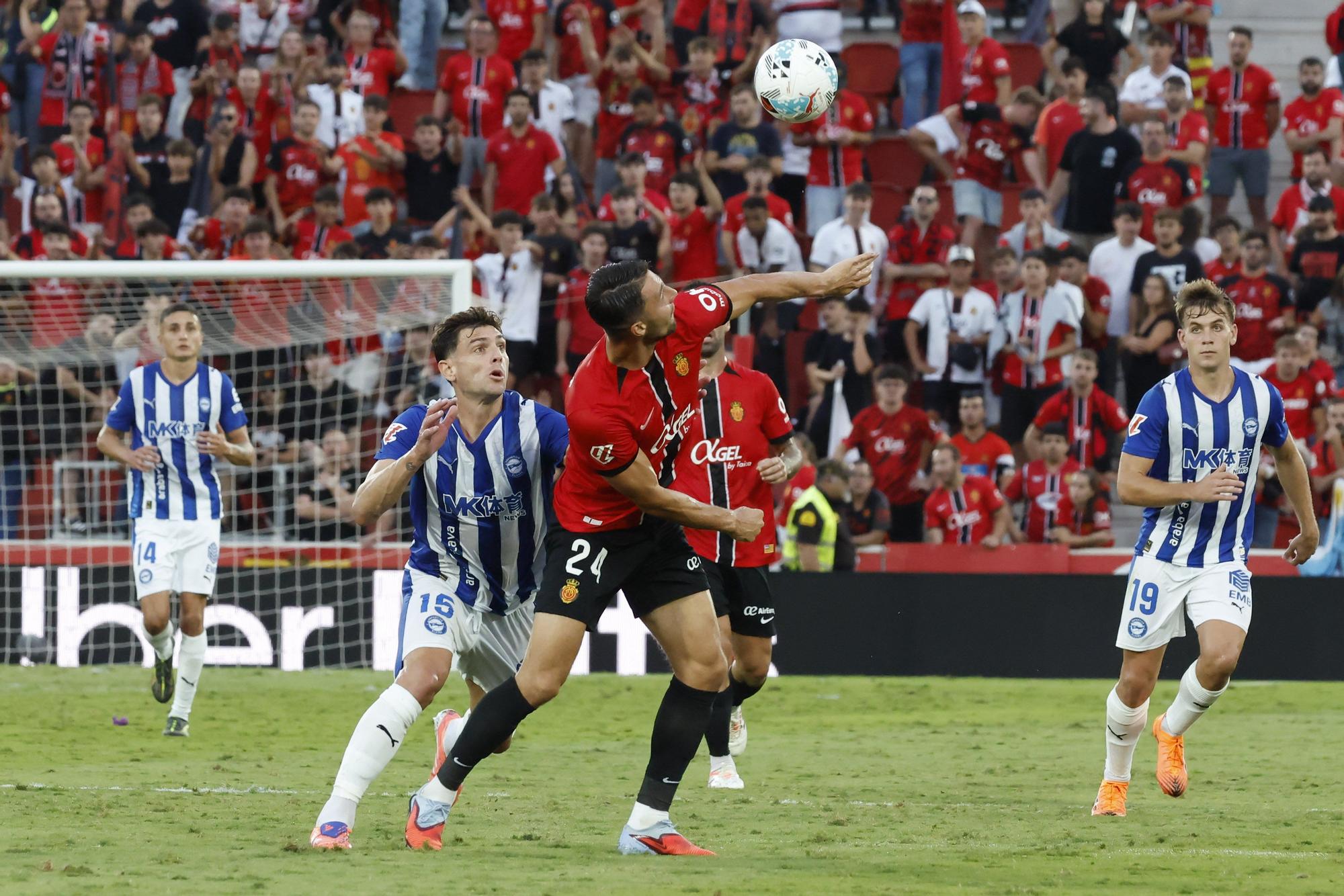 En imágenes: El Alavés pierde ante el Mallorca en Son Moix