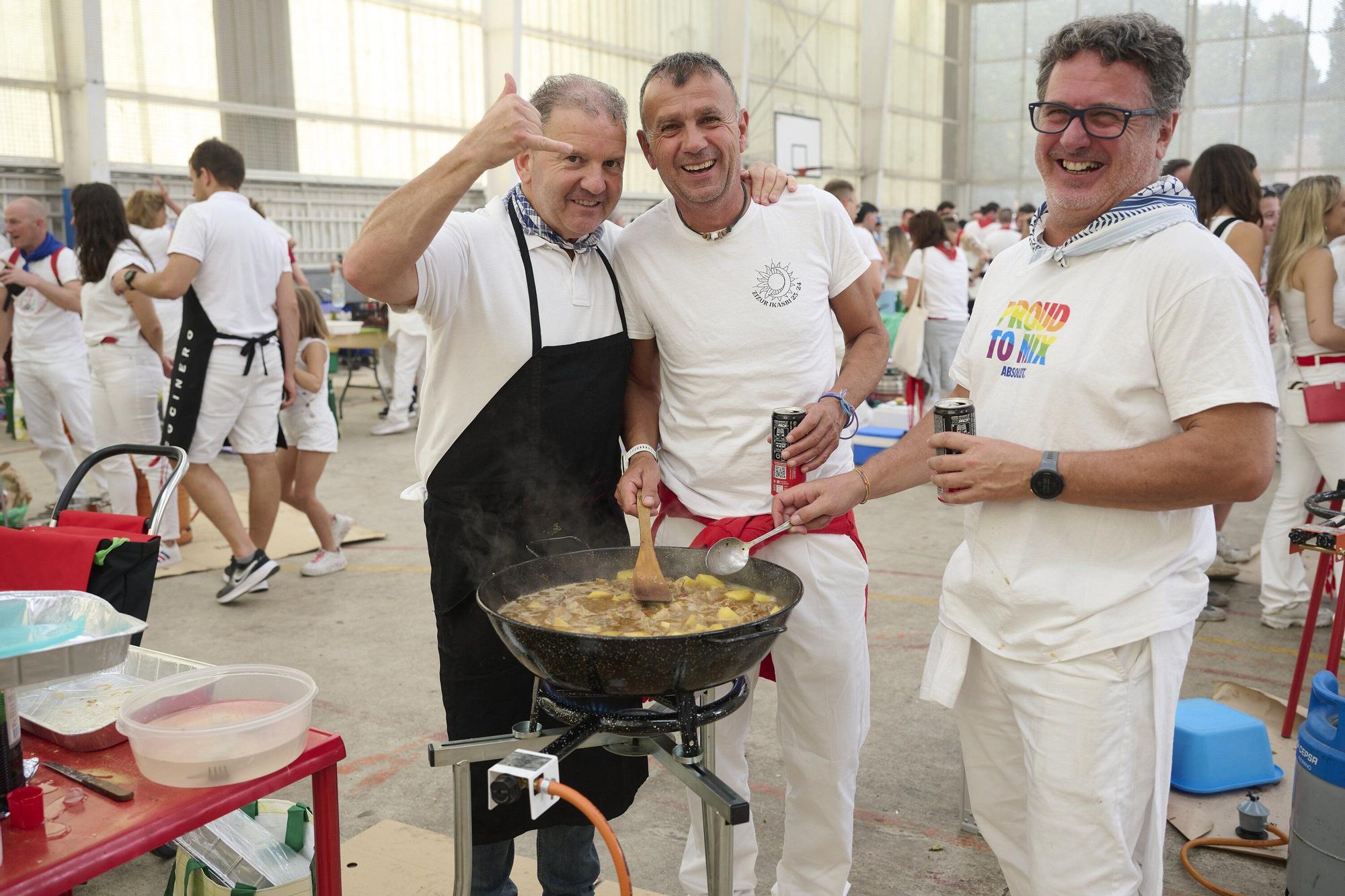 Fotos de la comida del pato en Zizur