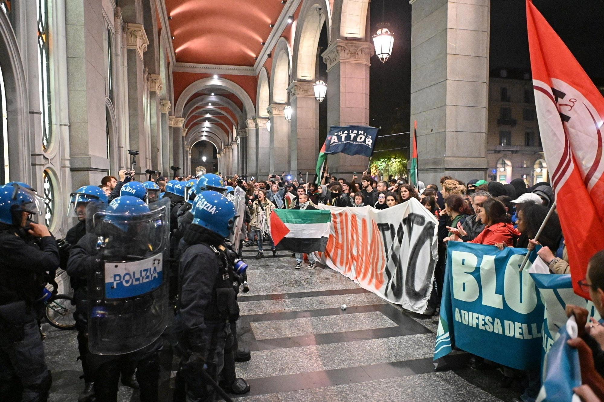 Protestas y disturbios tras la interceptación de la Flotilla Global Sumud
