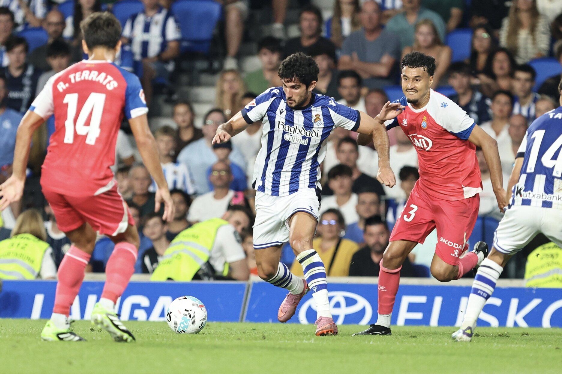 [Fotos] Partido loco en Anoeta de la Real Sociedad y el Espanyol