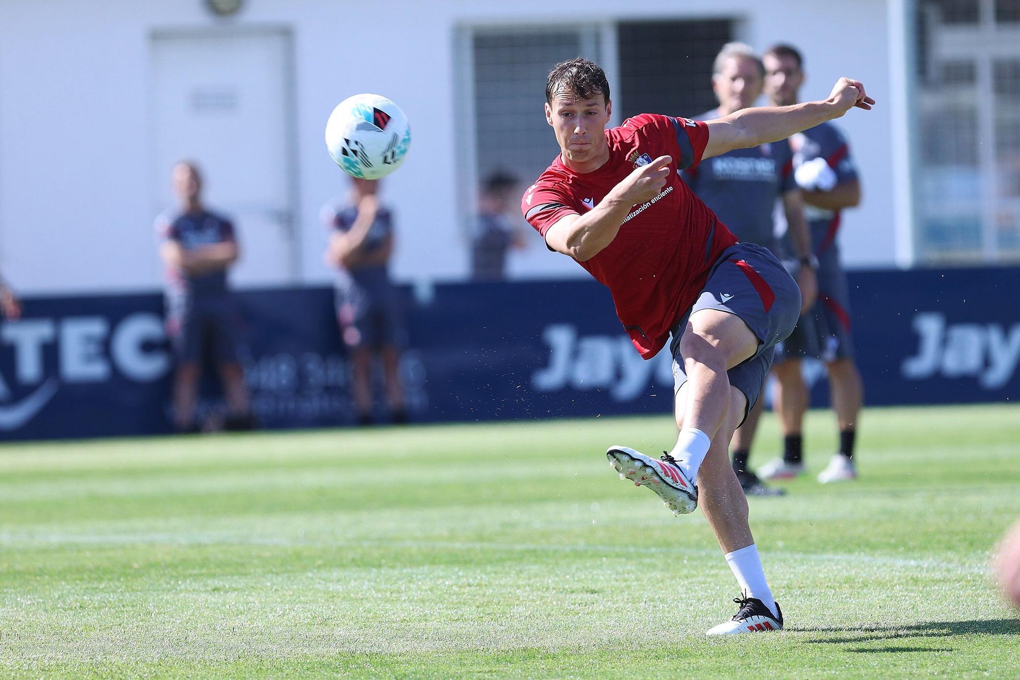 Fotos del último entrenamiento en Tajonar antes del Espanyol-Osasuna