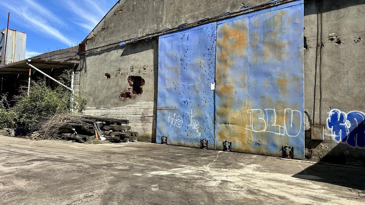 Chatarrería incendiada en Irún