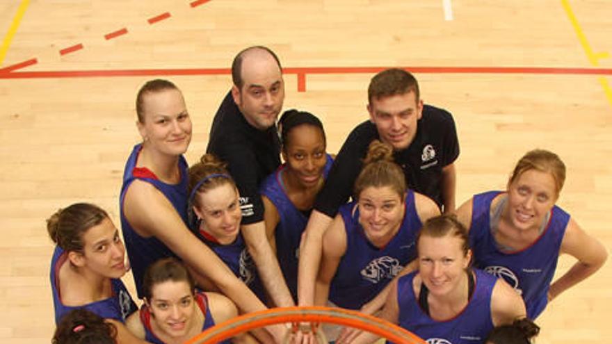 Las jugadoras del UNB Obenasa Navarra.