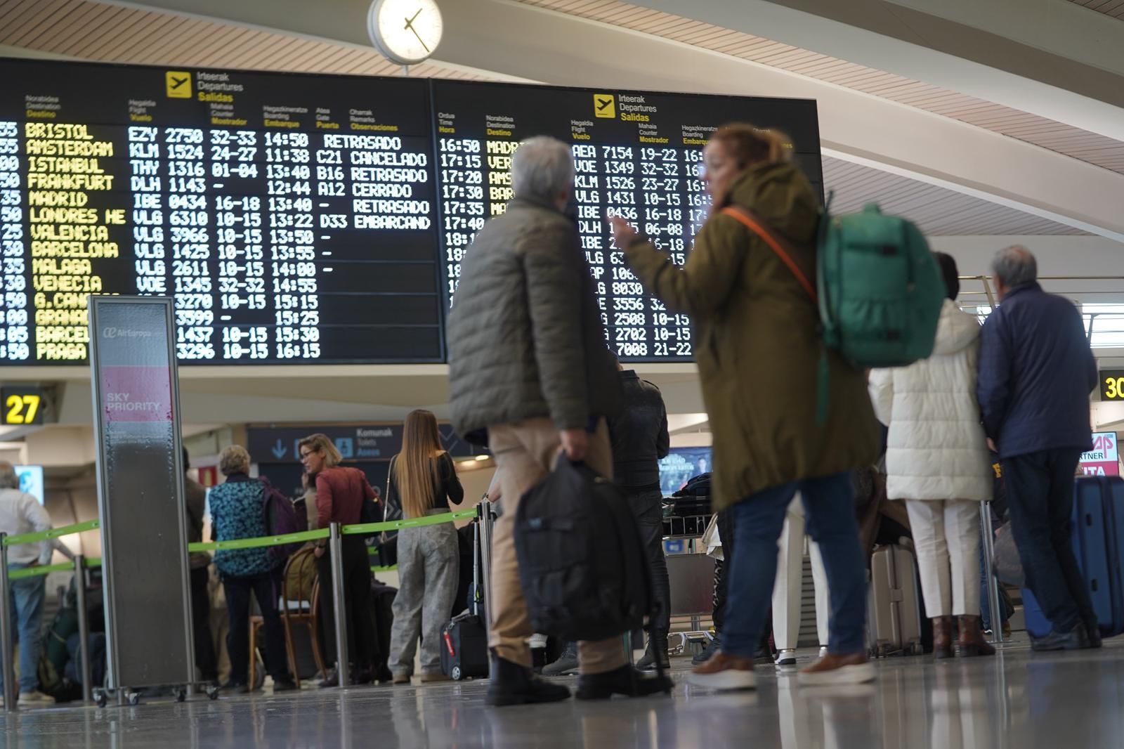 Consecuencias de las fuertes rachas de viento en Bizkaia