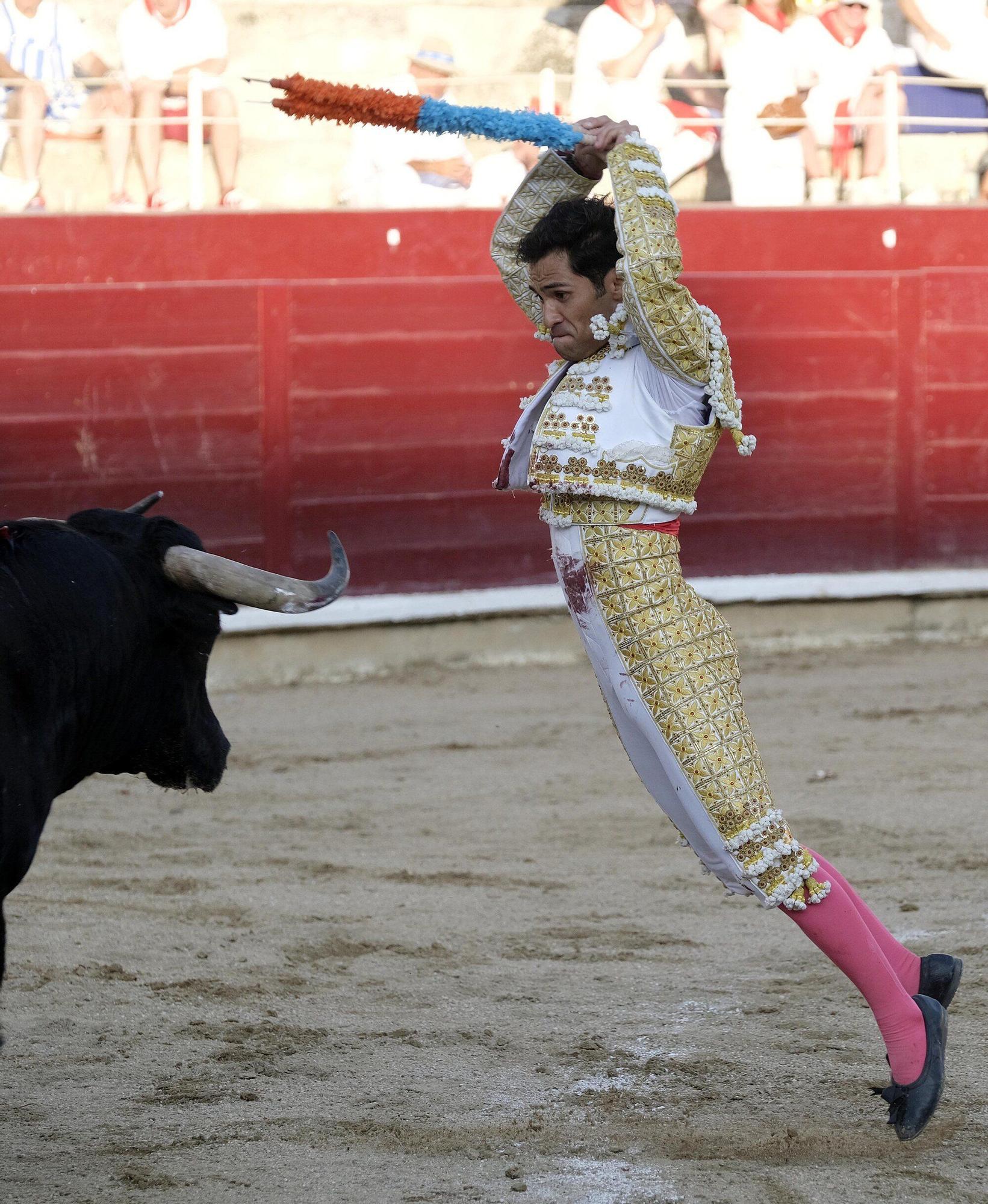 Fotos de la corrida con toros de Partido de Resina en fiestas de Estella-Lizarra