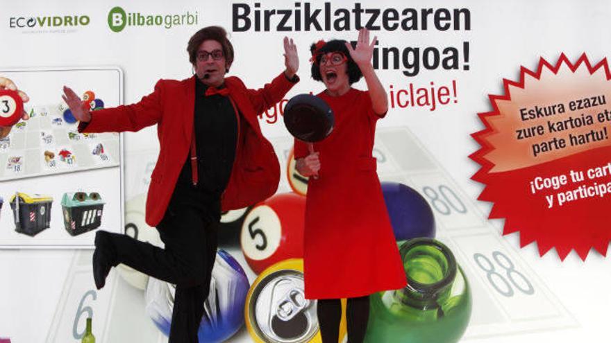 &#039;El bingo del reciclaje&#039; se presenta en El Arenal de Bilbao