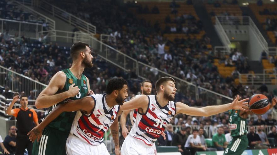 El Baskonia sucumbe en el OAKA ante el Panathinaikos