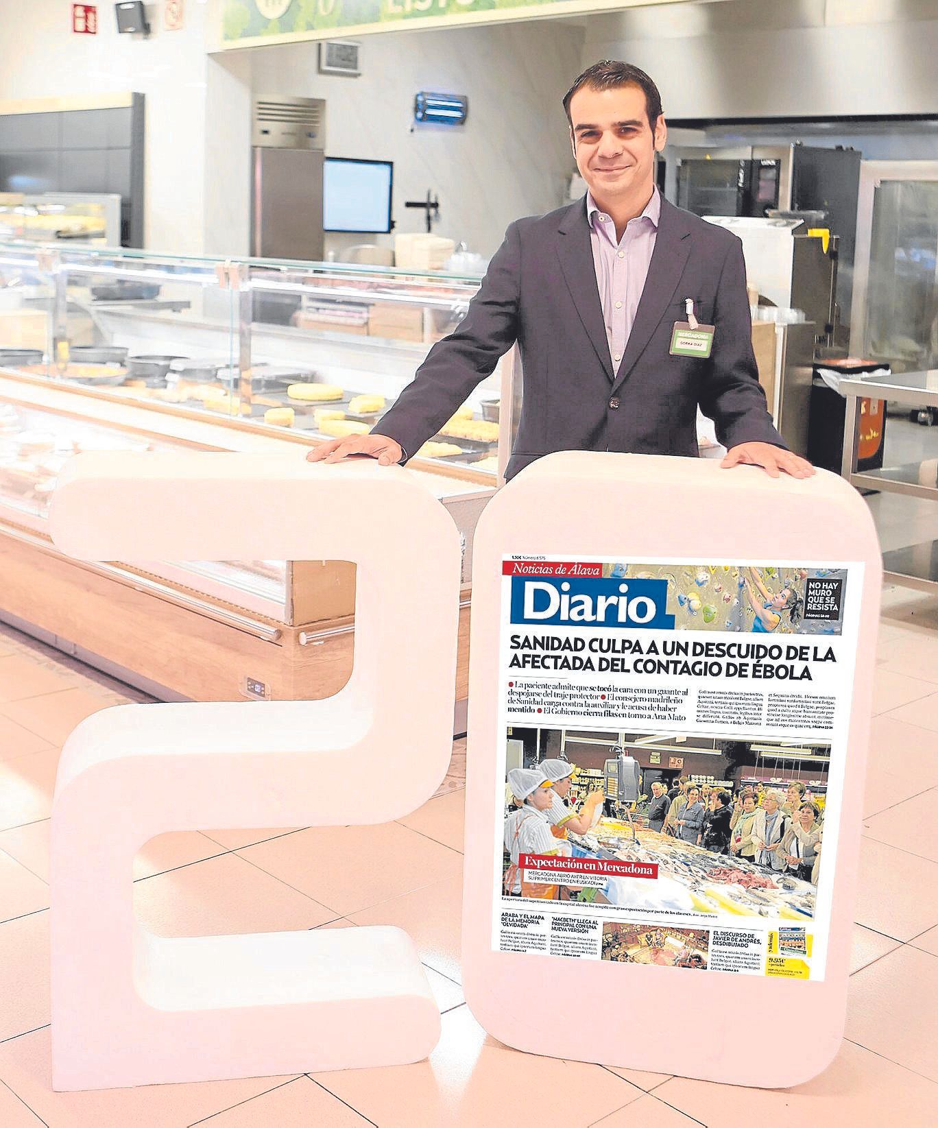 Gorka Díaz, director de Relaciones Institucionales de Mercadona en Euskadi.