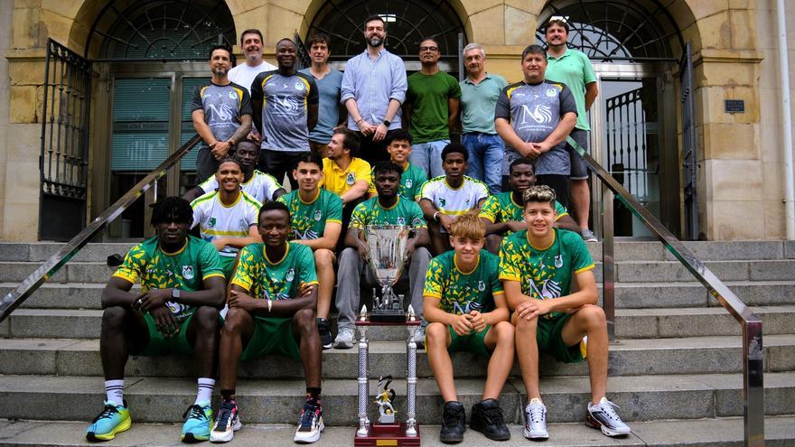 Sestao reconoce a Egba por su triunfo en el mundialito de selecciones