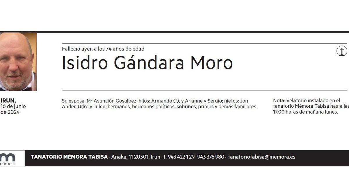 Isidro Gándara Moro