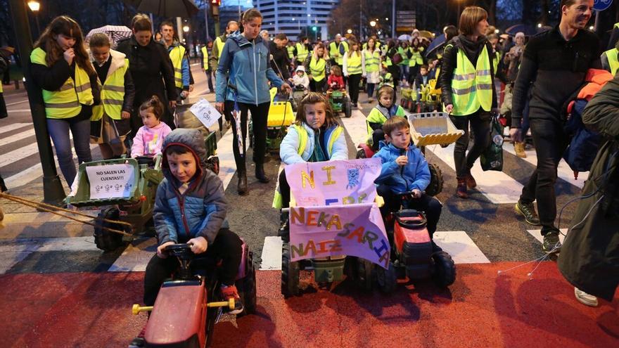 Los agricultores seguirán protestando en Navarra