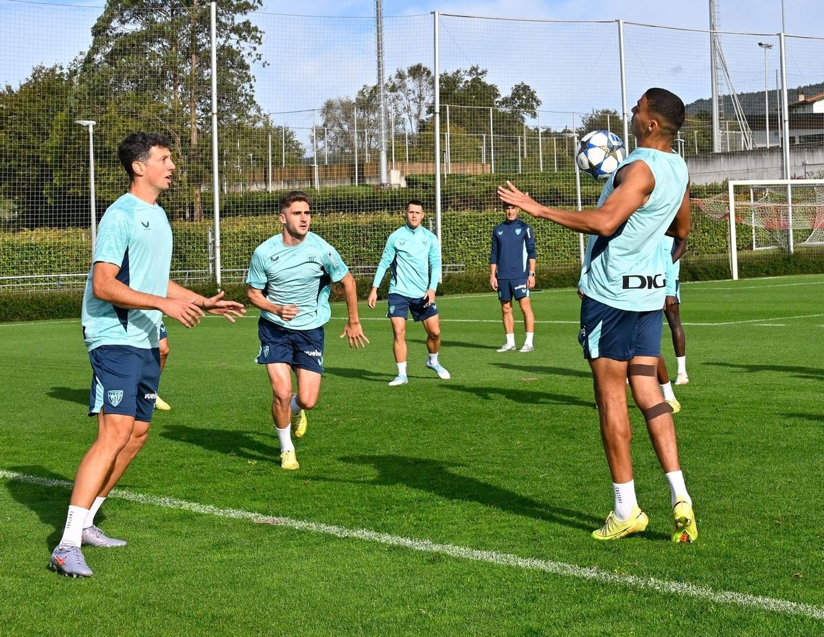 Entrenamiento del Athletic en Lezama