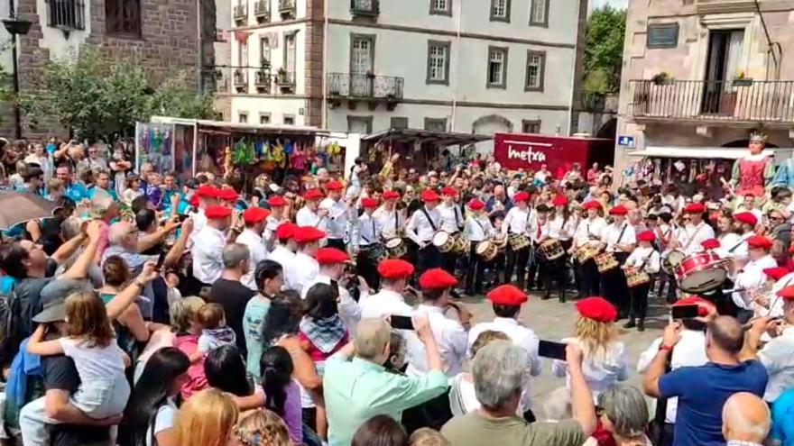 Txupinazo de las fiestas de Elizondo